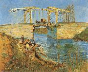 The Langlois Bridge at Arles Vincent Van Gogh